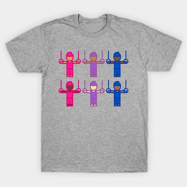 BISEXUAL RINGS T-Shirt by Half In Half Out Podcast